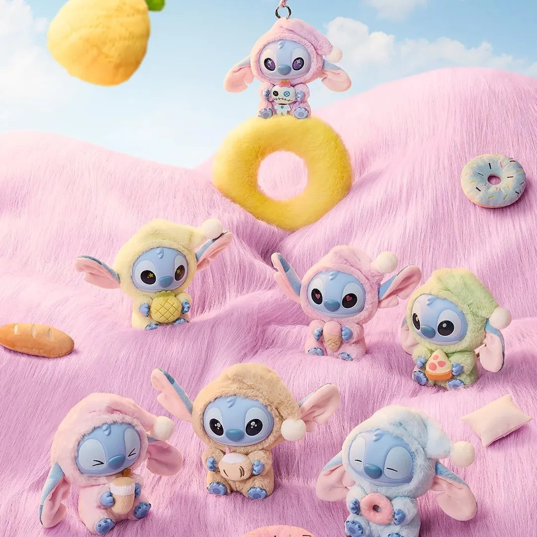 stitch labubu miniso